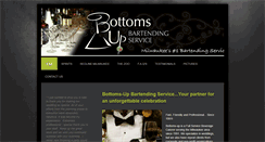 Desktop Screenshot of bottoms-upbartending.com